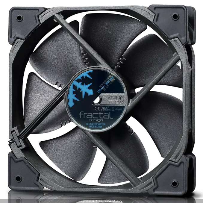 Fractal Design Venturi HP-12 PWM schwarz | Gehäuselüfter