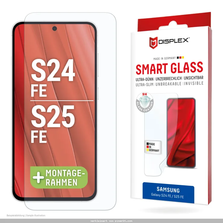 Displex Displayschutzfolie (9H) fürSamsung Galaxy S24 FE/S25 FE