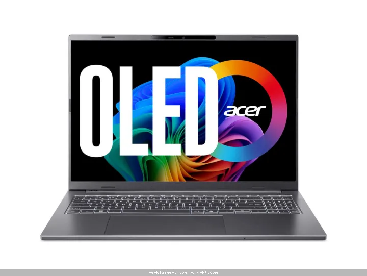 Acer Aspire 16 AI OLED (A16-61M-R0Q9) 16,0" WUXGA, OLED, Ryzen AI R5-340 (50 TOPS), 16GB RAM, 512GB SSD, Windows 11