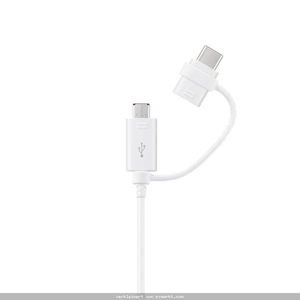 Samsung Combo-Kabel (USB-C & micro-USB), weiß