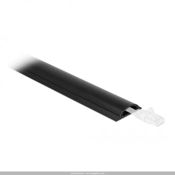 Delock Kabelkanal selbstklebend 50 x 12 mm - Länge 1 m schwarz