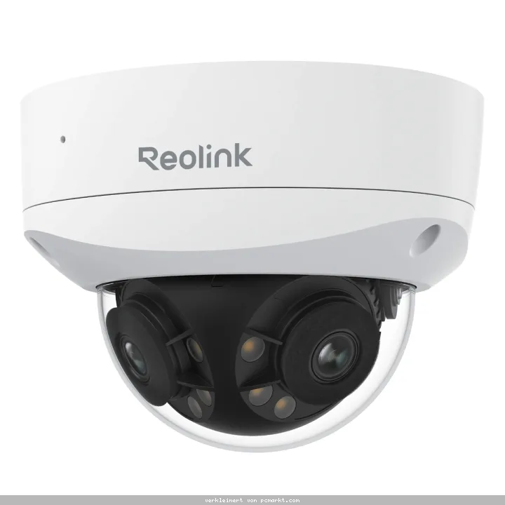 Reolink Duo Series P757 IP Überwachungskamera 16MP (4608x1728), PoE, IP67-Wetterschutz, Nachtsicht in Farbe, Zwei-Objektiv-System, 180° Panorama-Blick
