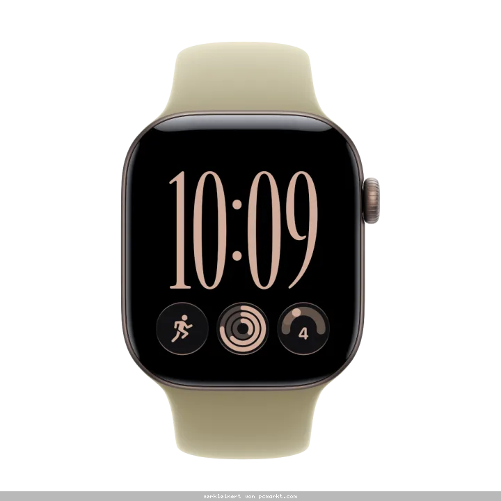 Apple Watch Series 12 Cellular 42mm - Dunkelbronze Aluminium Case Oliv Sport Band - M/L