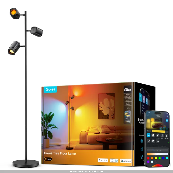 Govee - 3-Flammen LED Stehlampe