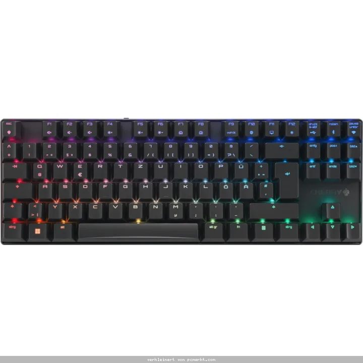Cherry XTRFY MX 8.2 Kabellose Gaming Tastatur,schwarz Tenkeyless, CHERRY Advanced Wireless Technology, RGB Beleuchtung