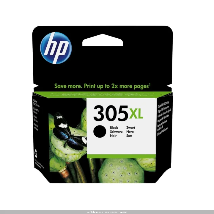 HP 305XL (3YM62AE) Original Druckerpatrone Schwarz Kompatibilität: HP DeskJet 2000er Serie / HP ENVY 6000er Serie