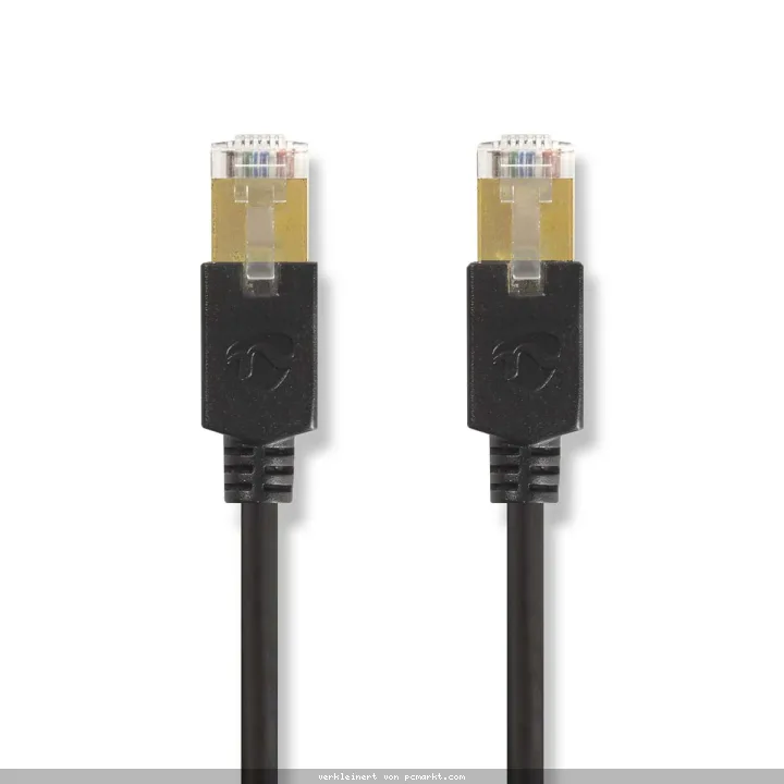 Nedis Cat 6 Kabel | RJ45 Stecker | RJ45 Stecker | F/UTP | 1.00 m | rund | LSZH / PVC | Anthrazit | Verpackung mit Sichtfenster