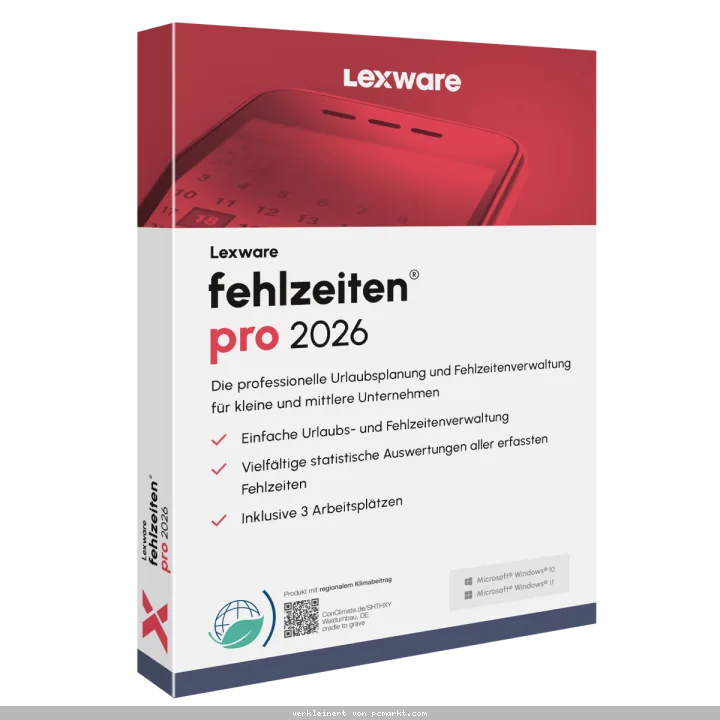 Lexware fehlzeiten pro 2026 Jahresversion (365-Tage)