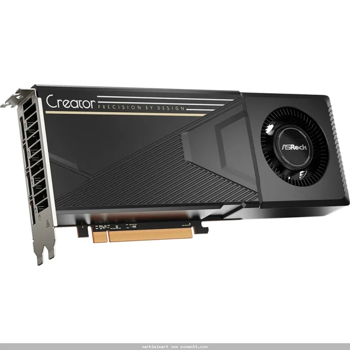 ASRock AMD Radeon AI PRO R9700 32GB Grafikkarte - 32GB GDDR6, 4x DP