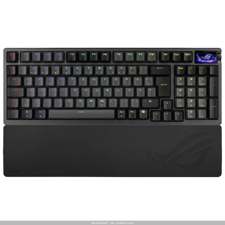 ASUS ROG Azoth 96 HE Gaming Tastatur kabellose Gaming Tastatur mit magnetischen Switches und 8K-Polling-Rate