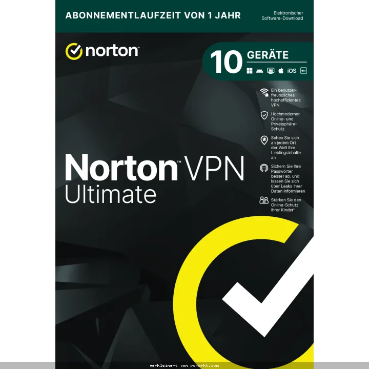 Norton VPN Ultimate [10 Geräte - 1 Jahr]