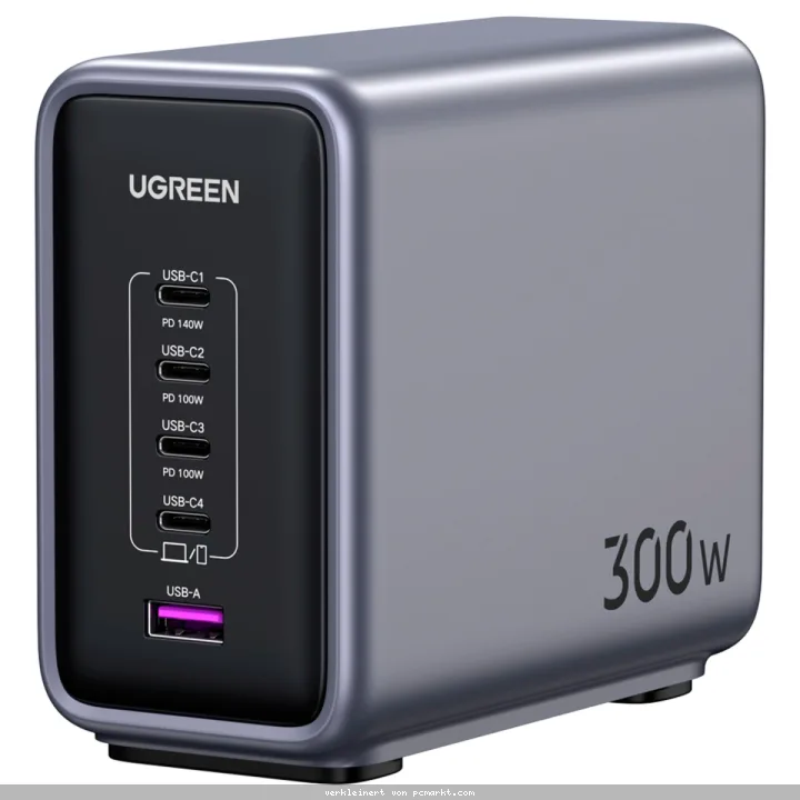 UGREEN Ladegerät Nexode 300W 5-Port PD GaN Fast