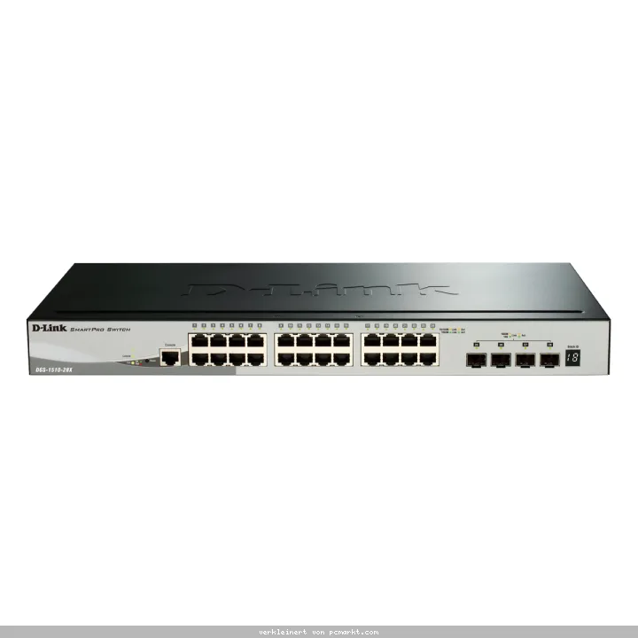 D-Link DGS-1510-28X Smart Managed Switch [24x Gigabit Ethernet, 4x 10 Gbit/s SFP+]