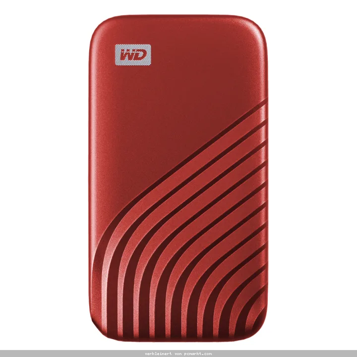 WD My Passport SSD 2TB Rot Externe Solid-State-Drive, USB 3.2 Gen 2x1