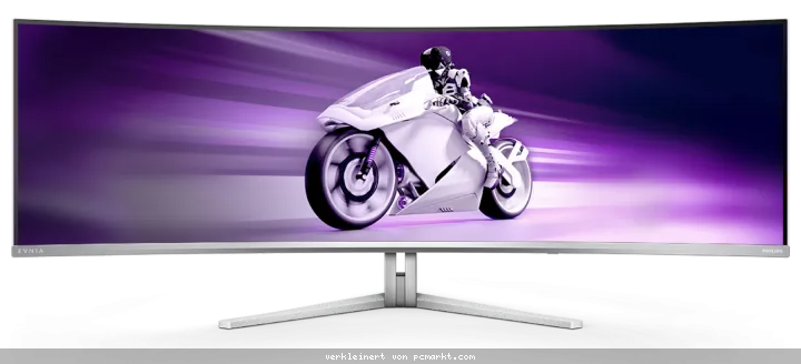 Philips Evnia 49M2C8900 49 Zoll - QD OLED Curved Gaming Monitor QD OLED, DQHD, 240 Hz, 0,03 ms, Ambiglow, HDMI 2.1, DP, USB-C
