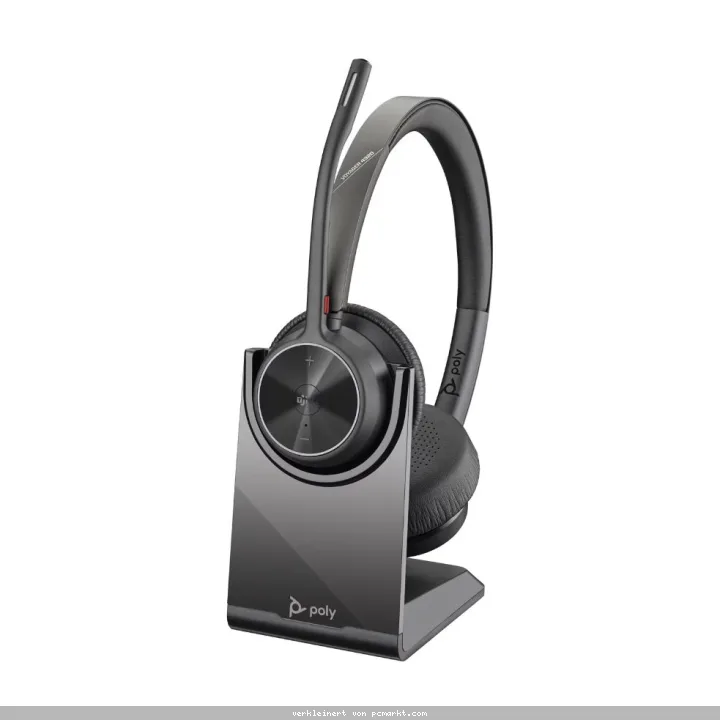 Poly Voyager 4320 MS Teams Certified Headset +BT700 dongle +Charging Stand