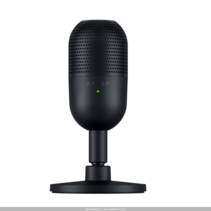 Razer Seiren V3 Mini - Schwarz - Ultra kompaktes USB-Mikrofon mit Tap-to-Mute mit LED Kontrolle