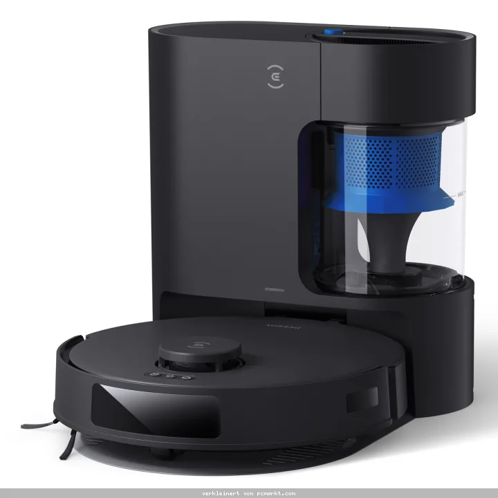 ECOVACS DEEBOT N20 PRO PLUS Schwarz Saug-Wisch-Roboter mit Absaugstation
