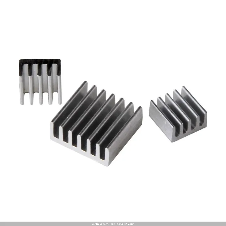 Joy-iT Kühlkörperset für Raspberry Pi 1 gr. und 2 kl. Kühlkörper aus Aluminium, selbstklebend