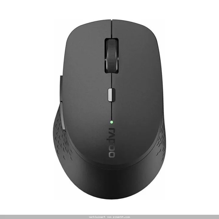 Rapoo Kabellose lautlose Multi-Mode-Maus "M300", dunkelgrau, Einstellbarer Sensor mit 1.600 DPI
