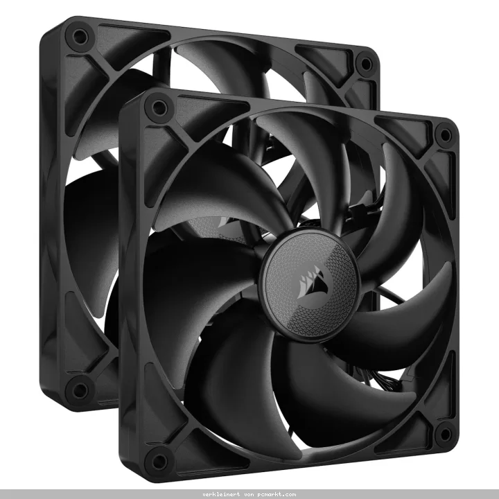 CORSAIR iCUE LINK RX140 schwarz | 2er-Pack 140mm Gehäuselüfter