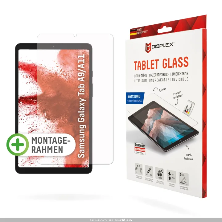 DISPLEX Tablet Glasschutzfolie für Samsung Galaxy Tab A9/A11