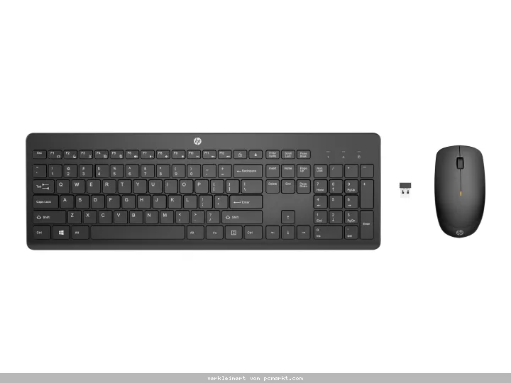 HP 235 Tastatur und Maus Set | QWERTY Englisch