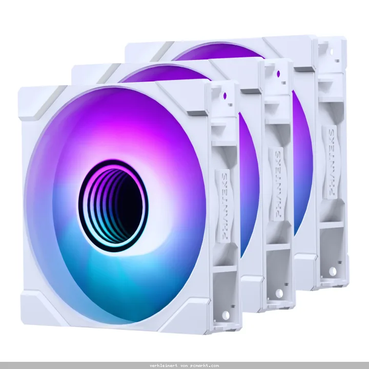 PHANTEKS M25-120 Gen2 PWM DRGB 3er-Pack weiß | Gehäuselüfter