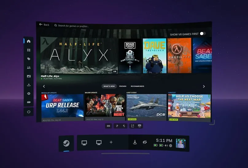 SteamVR 2.17 bringt USB-Streaming und Linux-Fixes: Kommt jetzt das Steam Frame?
