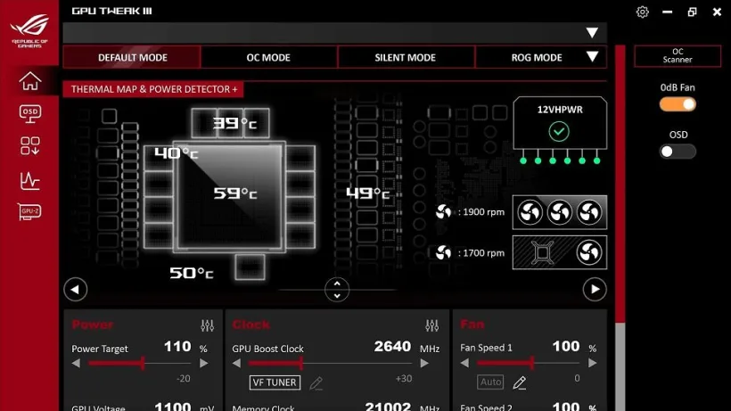Zu hohe Stromstärke: Asus verfeinert PC-Abschaltung seiner Grafikkarten-Software