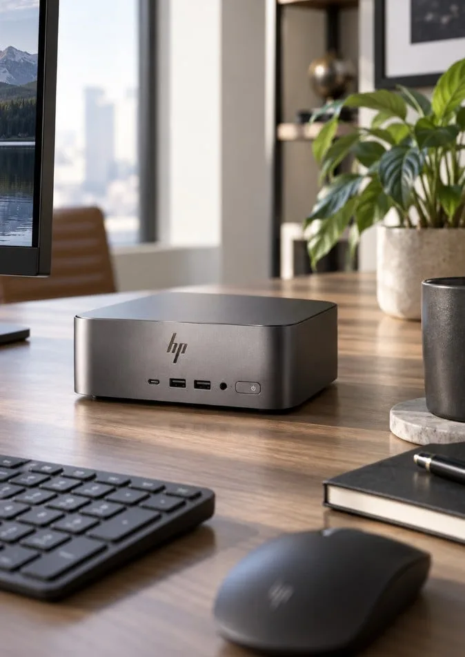 HP OmniDesk Mini: Kompakter Desktop startet mit Intel Wildcat Lake und bis zu Core 5 320