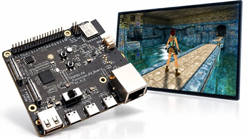 Tomb Raider auf 1-Watt-Chip: ESP32-P4 schafft 30 Fps ohne 3D-GPU