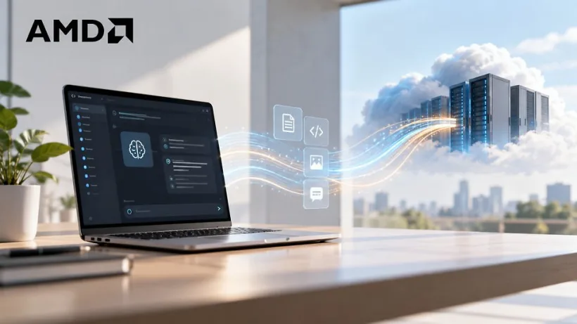 69 Prozent lokal: AMD teilt KI-Arbeit zwischen PC und Cloud auf