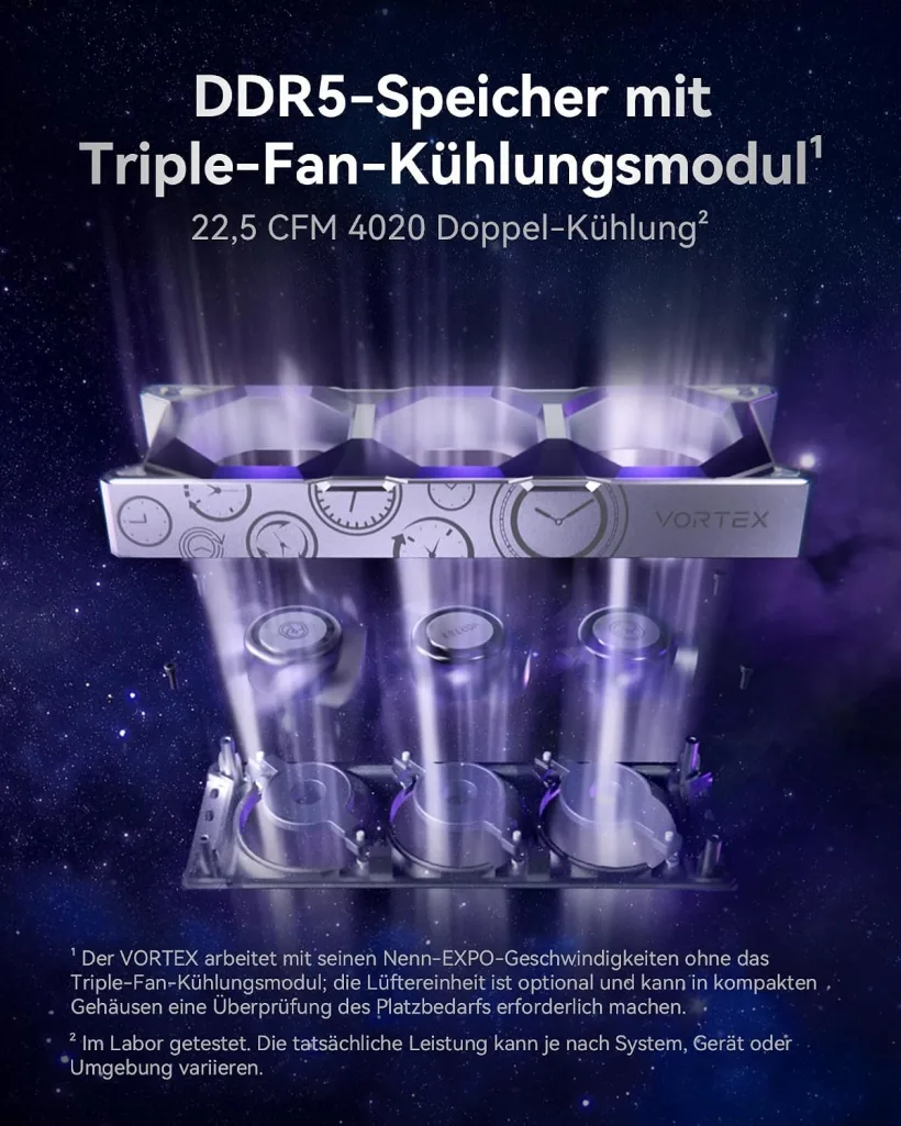 Origin Code Vortex 48 GiB DDR5-6000 im Test: Der silberne Koloss am RAM-Horizont