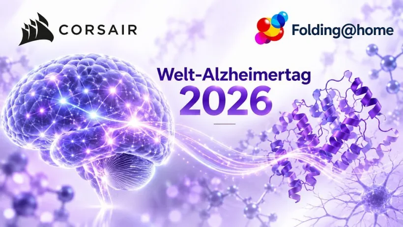 Folding@Home 2026: PCGH faltet gegen Alzheimer – sechs Corsair-Preise