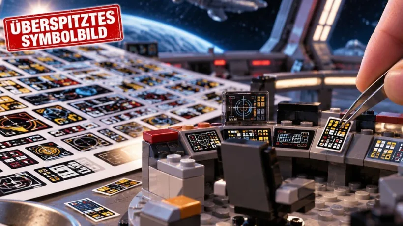 To boldly glue: Reviewer genervt von den Stickern in Legos neuer Enterprise